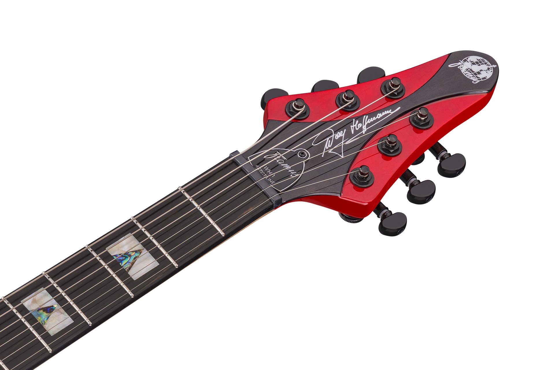 Artist Line Shark WH-1 - Majesty Red Blackburst Transparent High Polish E-Gitarre